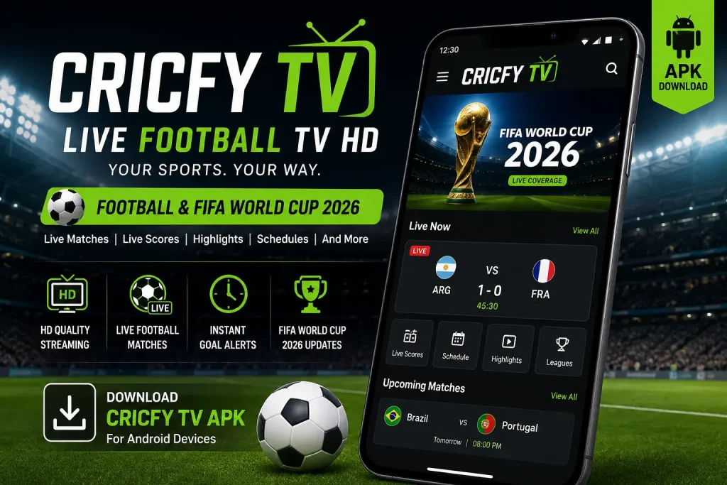 CricFy live football TV HD 