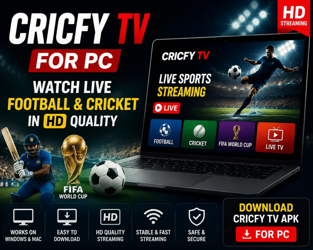 Cricfy TV for PC